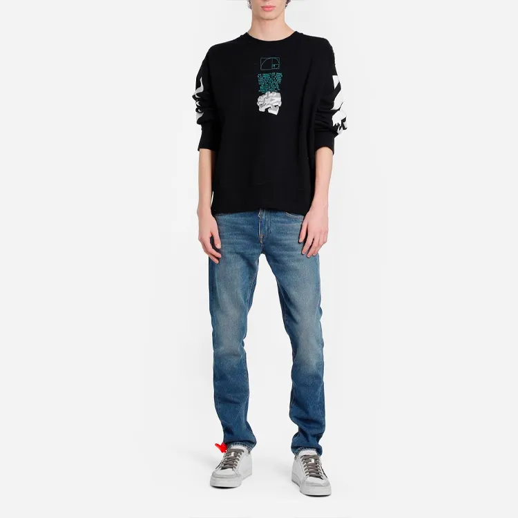 OFF WHITE Dripping Arrows Incompiuto Sweatshirt-4