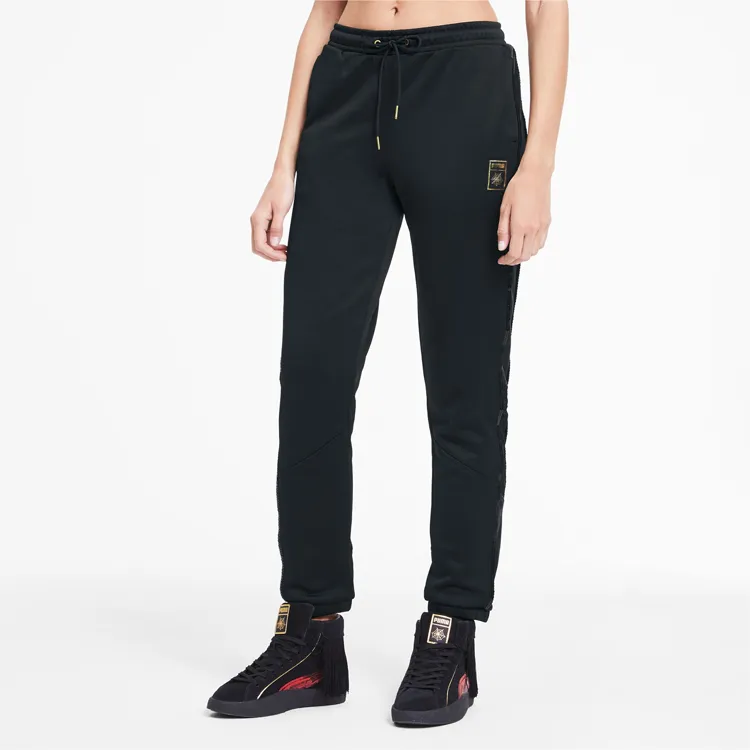 PUMA Knitted Sports Pants Women's Black-3