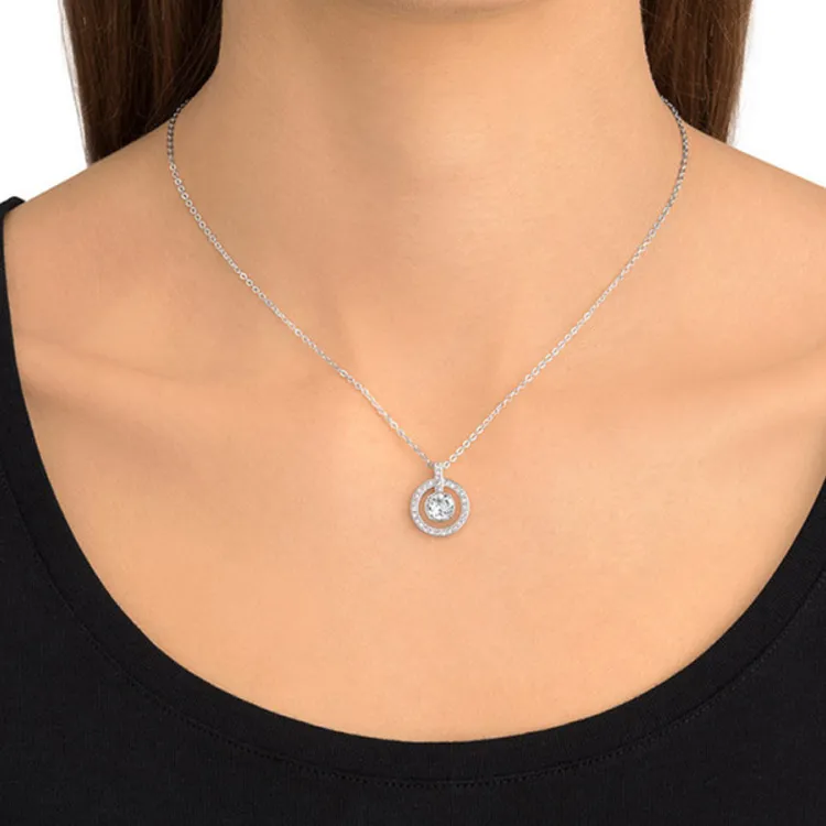 Swarovski Lavender Necklaces Women's-1