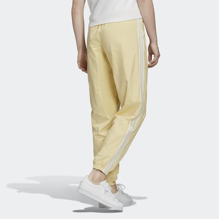 Adidas Originals Knitted Sports Pants Women's Yellow-3