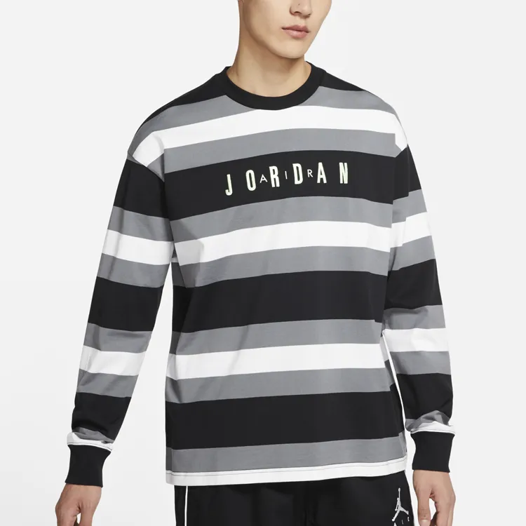Jordan Air Tee Sweatshirts Men Black-2