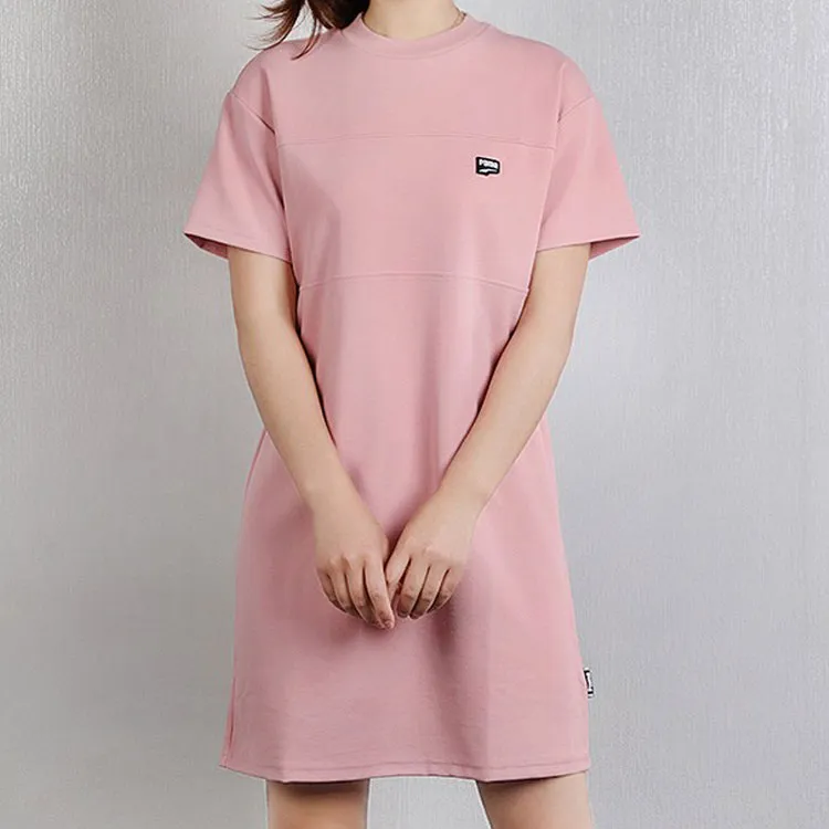 PUMA Short Sleeved Dress Women's Pink-2