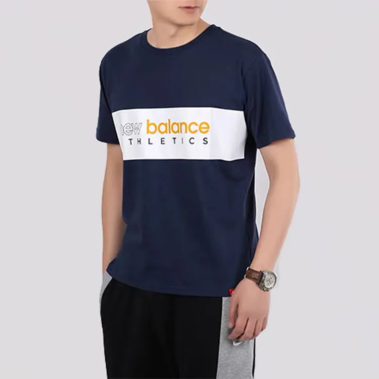 New Balance T Shirt Unisex Navy Blue-2