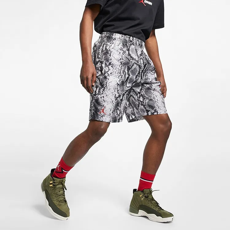 Jordan Basketball Shorts Men's White-3