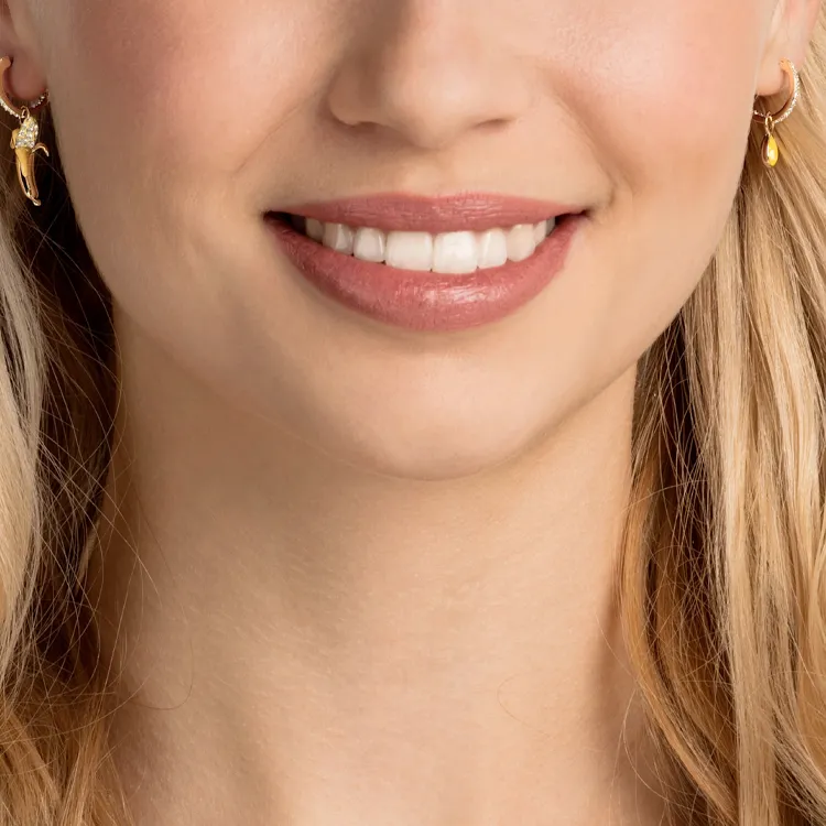 Swarovski No Regrets Earrings Women's Gold Plated-4