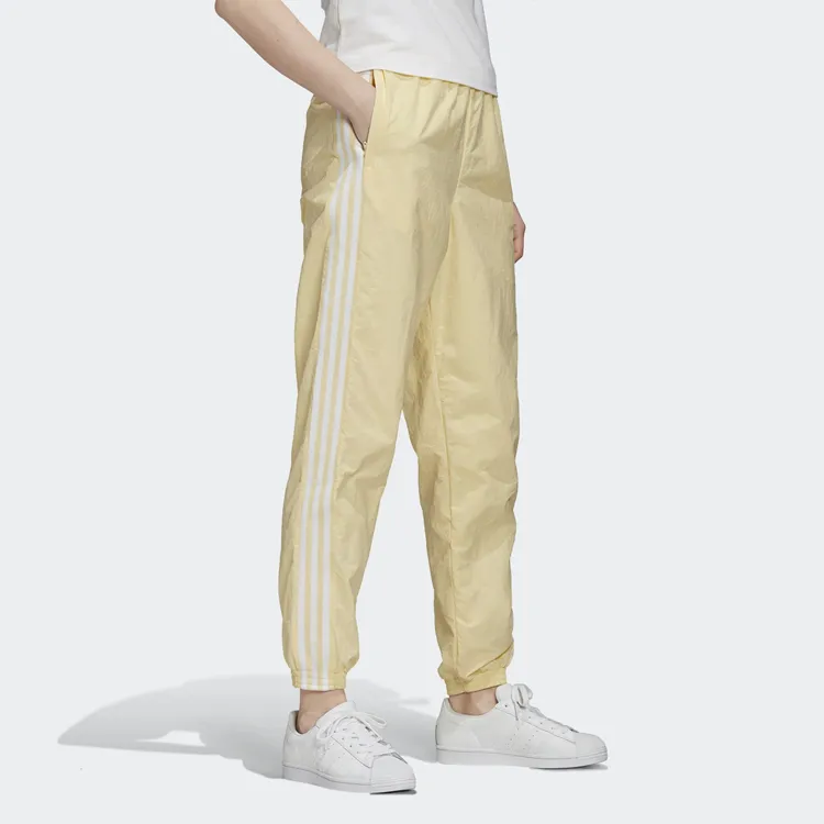 Adidas Originals Knitted Sports Pants Women's Yellow-5