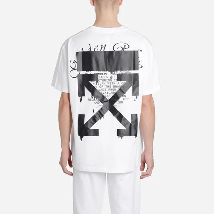 OFF WHITE Oversized Dripping Arrows T Shirt-3