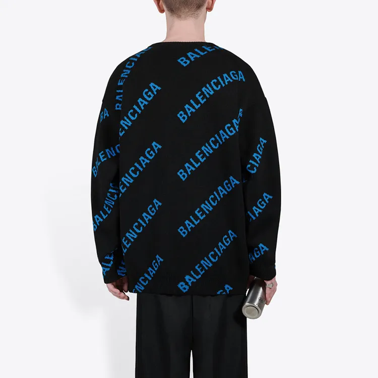 Balenciaga Sweaters Men Black-3