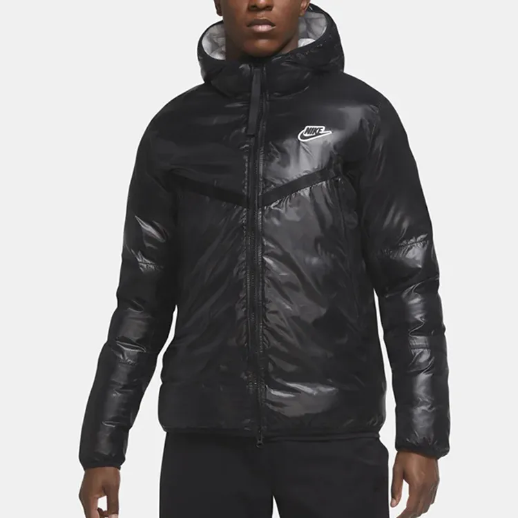 Nike Puffer Jackets Men Black-4