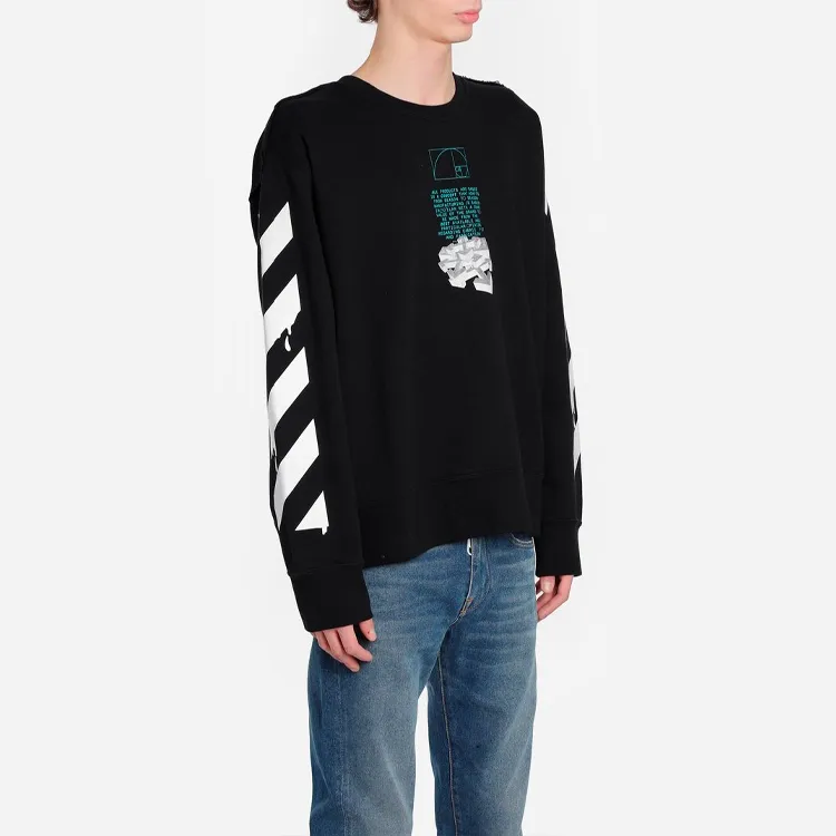 OFF WHITE Dripping Arrows Incompiuto Sweatshirt-3