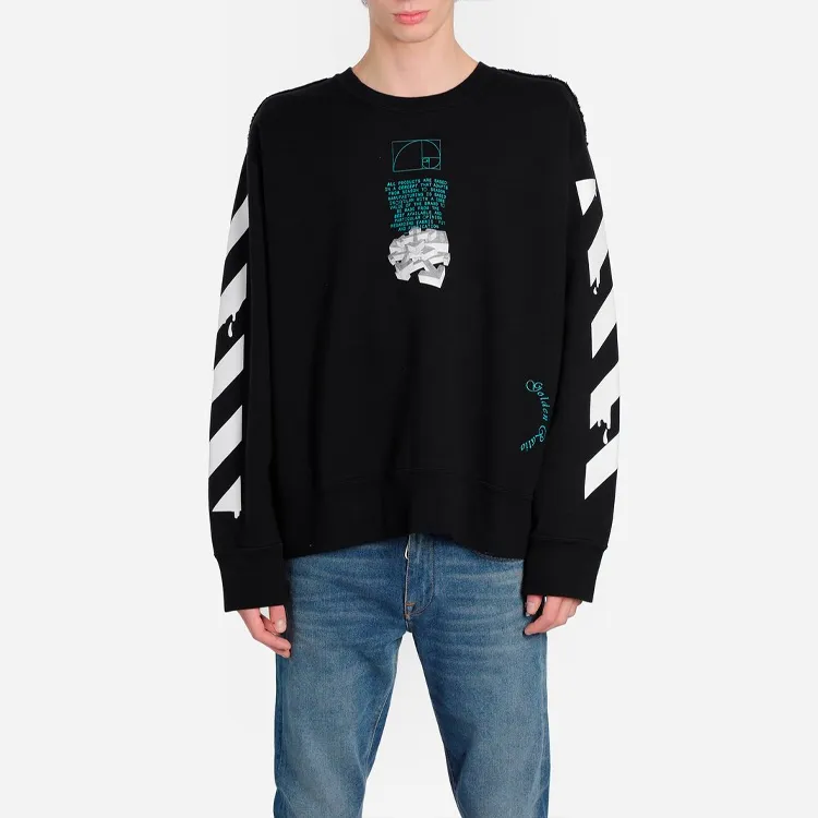 OFF WHITE Dripping Arrows Incompiuto Sweatshirt-1