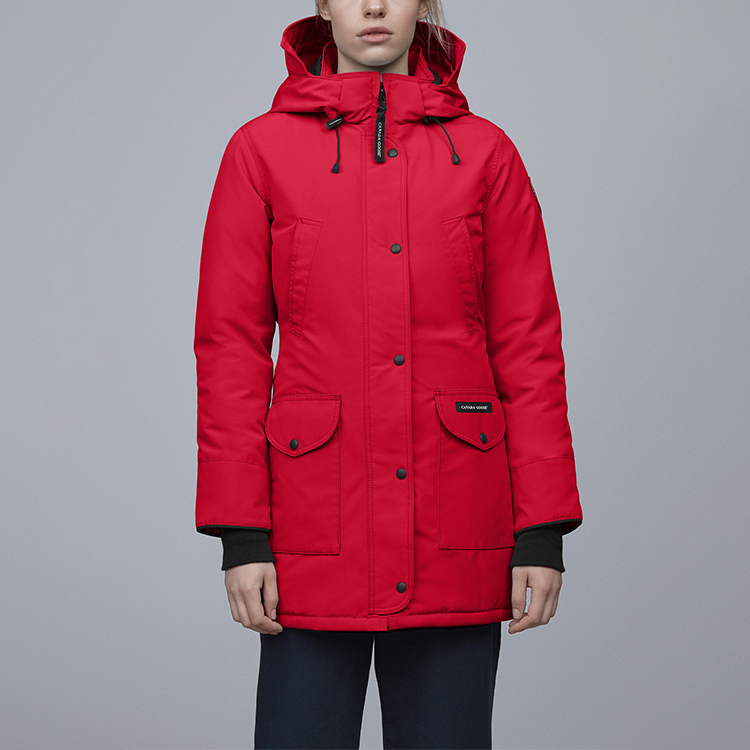 Canada Goose Women s Trillium Parka Heritage Jacket Classic Fit Red POIZON