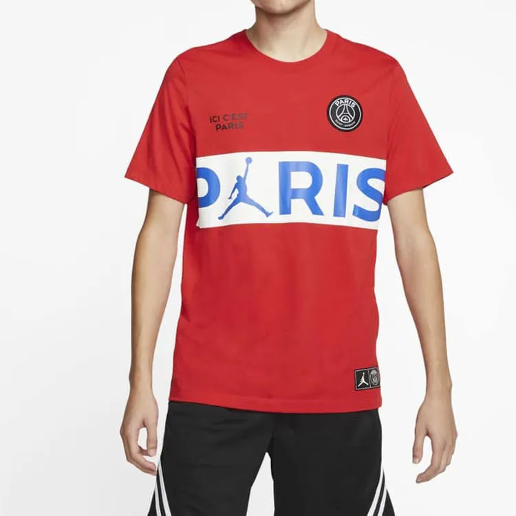 JORDAN X Paris Saint-Germain Wordmark Tee-2
