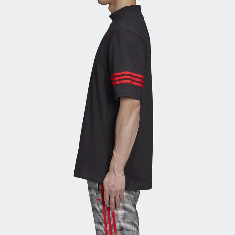 Adidas Originals Set in Sleeve T Shirt Men's Black-5