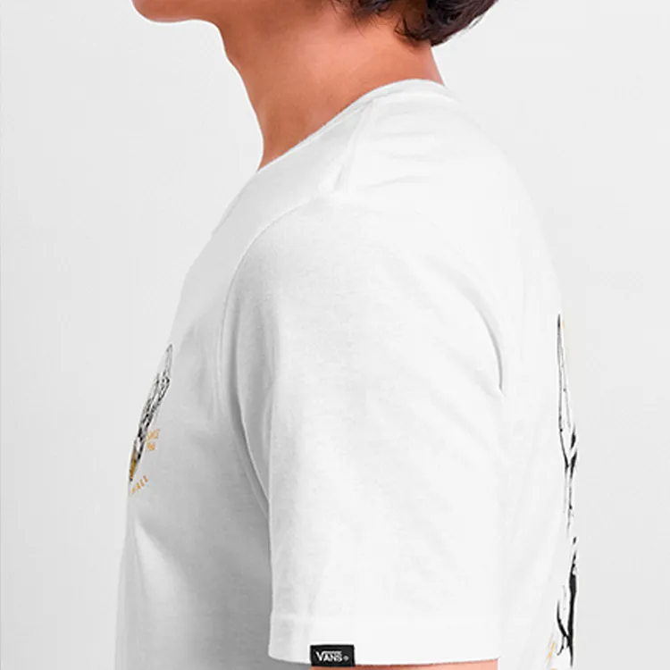 Vans T Shirts Men White-3