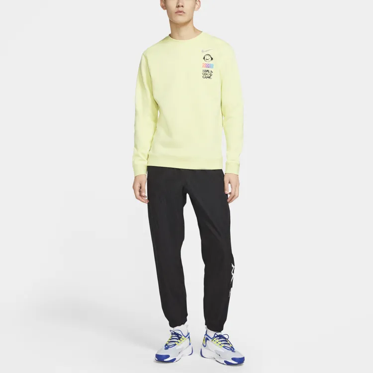 Nike Sweatshirts Men Orange Cyan-6