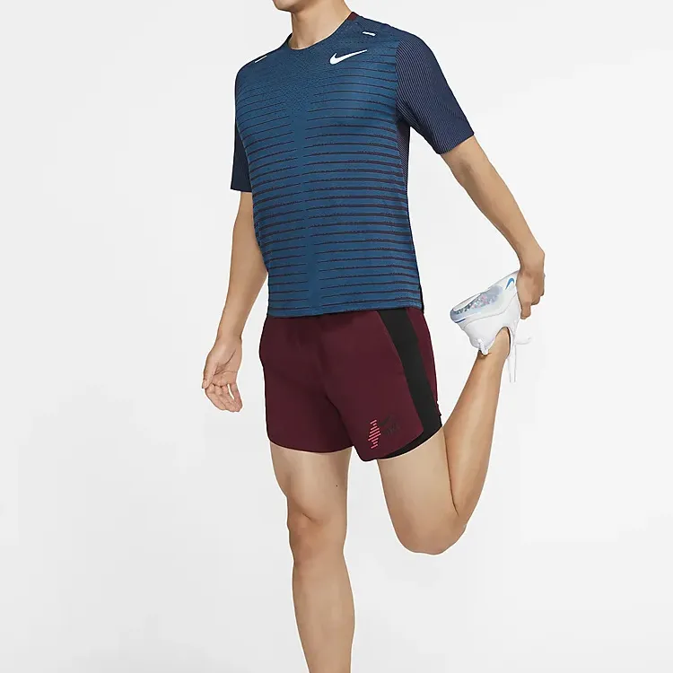 Nike Casual Shorts Men Dark Red-2