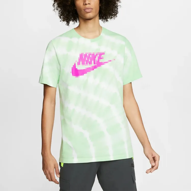 Nike Sportswear T Shirt Men's White/pale Grass Green-2