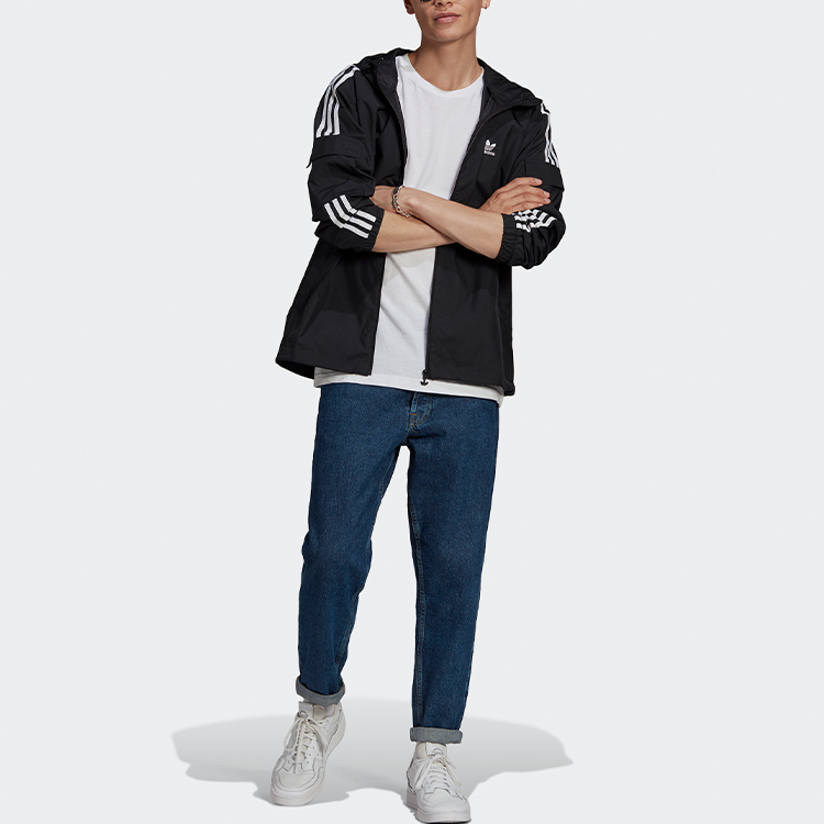 Adidas Originals 3-Stripes Jackets Men Black M - POIZON
