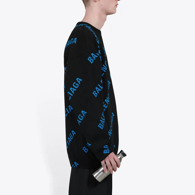 Balenciaga Sweaters Men Black-4