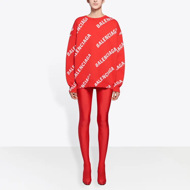 Balenciaga Sweaters Women's Red-2