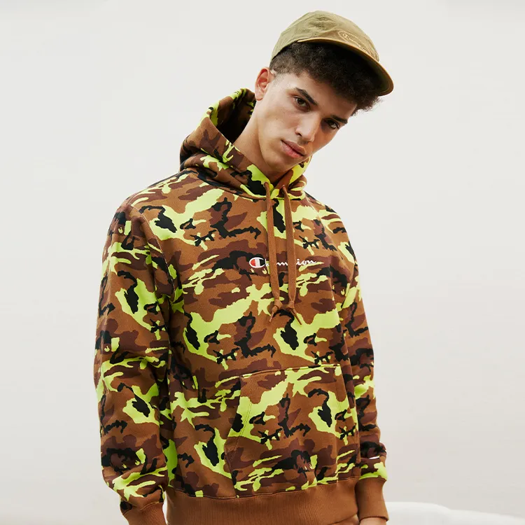 Champion Hooded Other Sweatshirt Japan Version Men's 1Khaki Multicolor-6