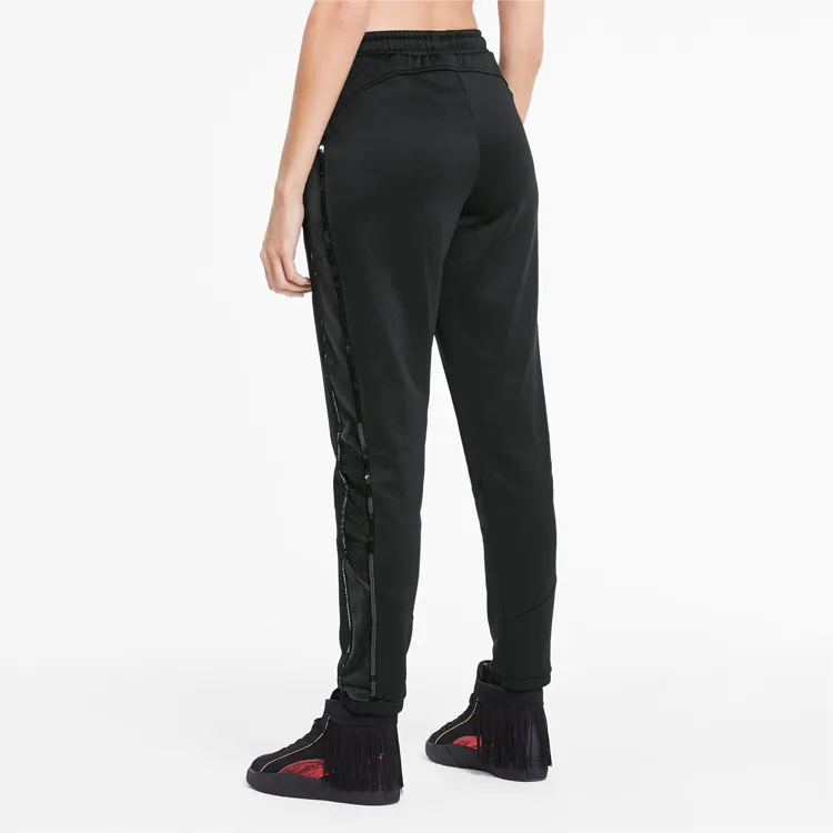 PUMA Knitted Sports Pants Women's Black-4