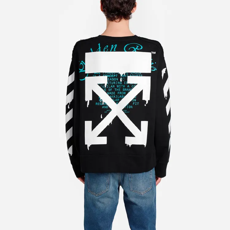 OFF WHITE Dripping Arrows Incompiuto Sweatshirt-2