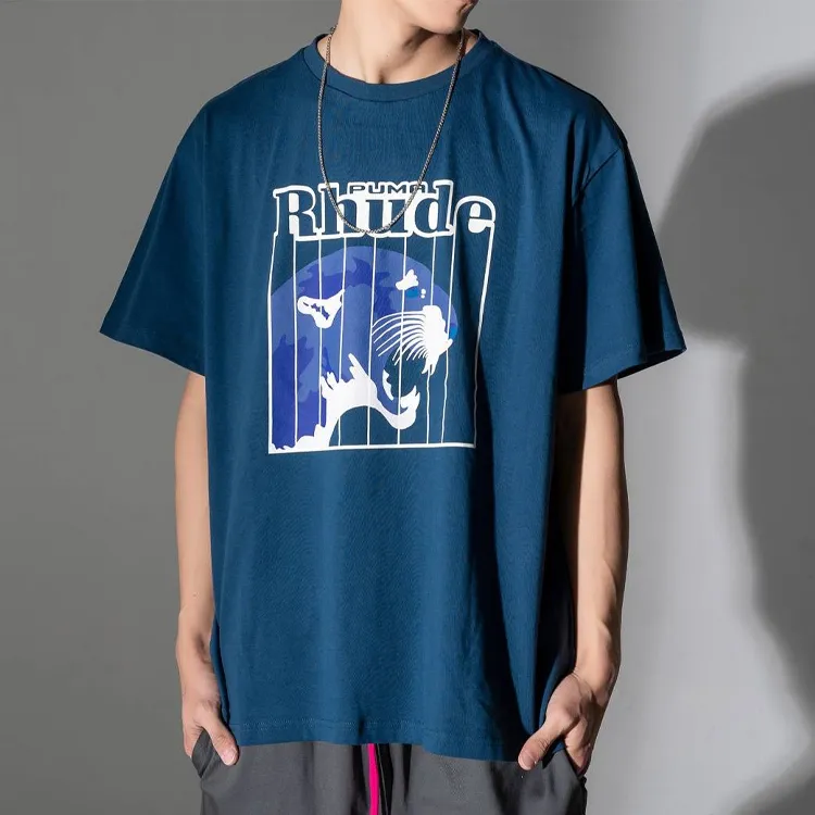 Rhude X PUMA T Shirts Unisex-2