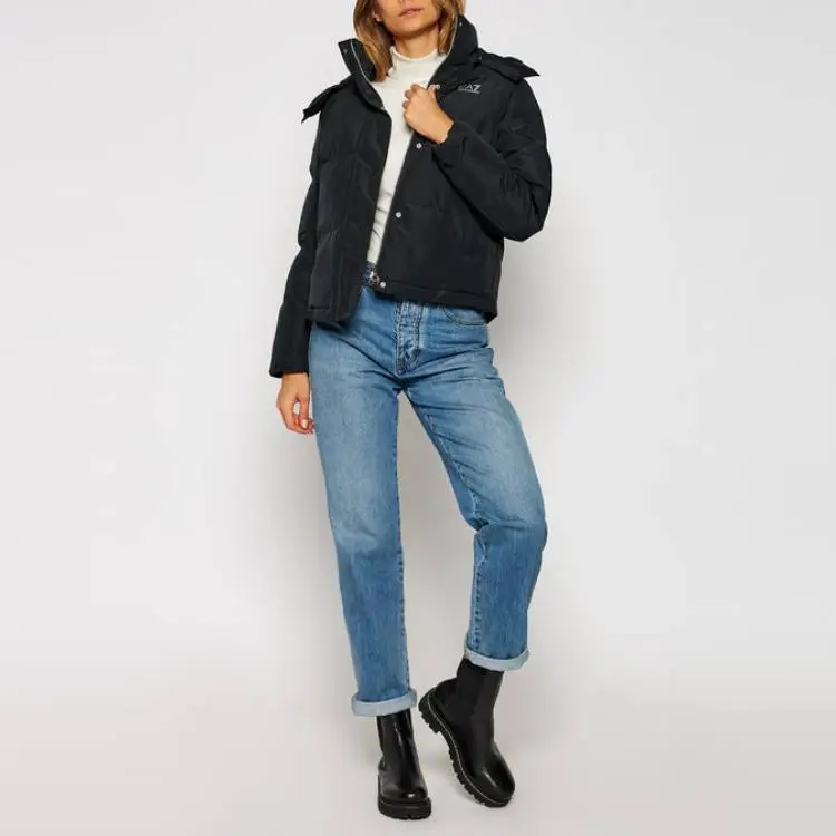 EMPORIO ARMANI Puffer Jackets Women's Black-4