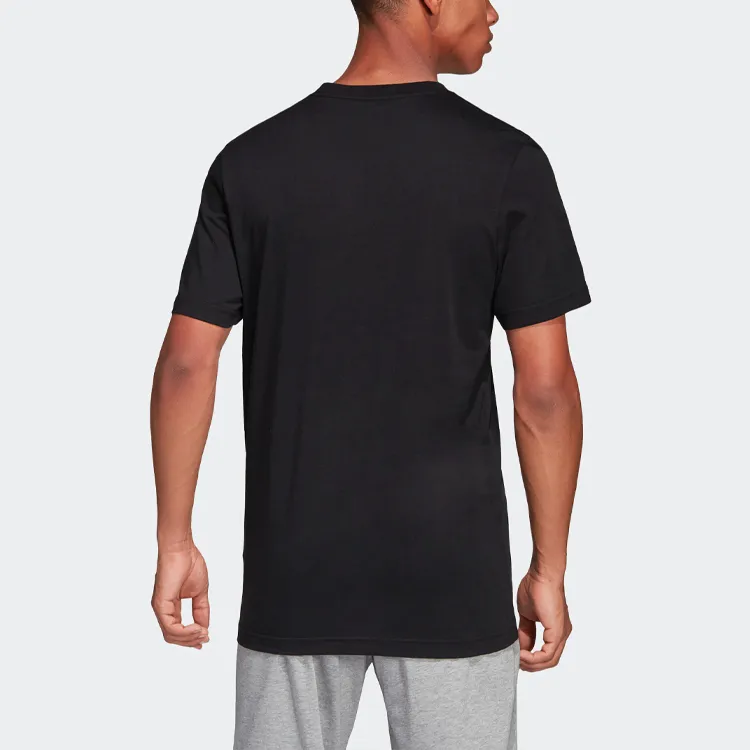 Adidas Set-in Sleeve T-Shirt Men's Black-3