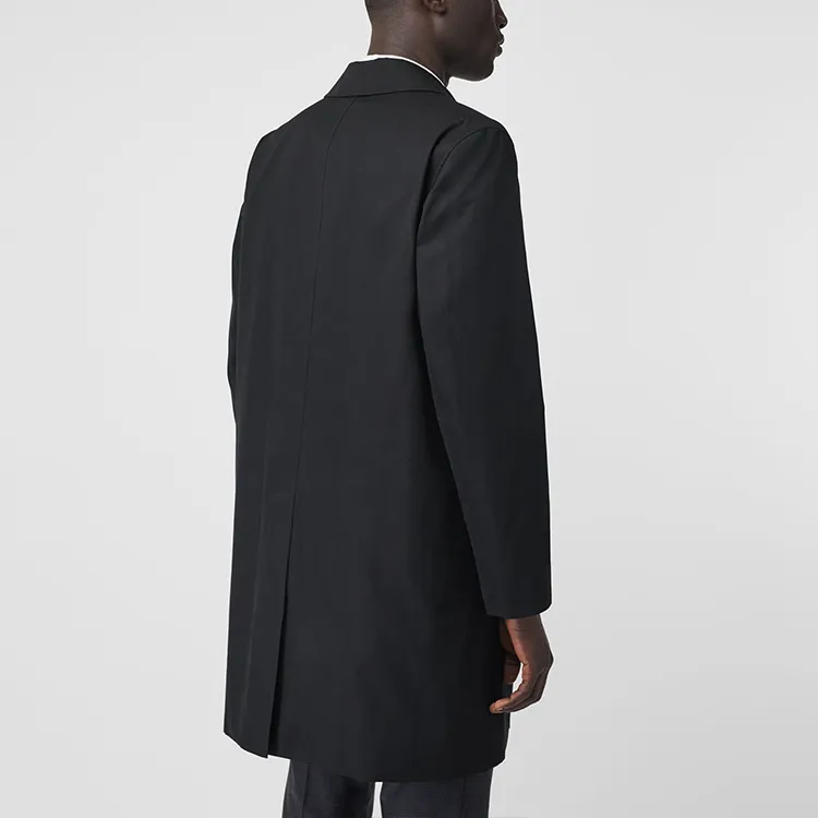 Burberry Trench Coat Men's Black-3