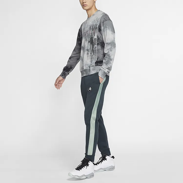 Jordan Knitted Sports Pants Men's Seaweed Green-2