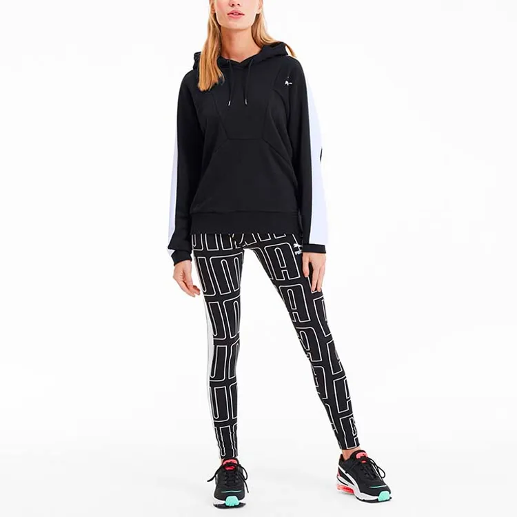 PUMA Sweatshirts Women's Black-3