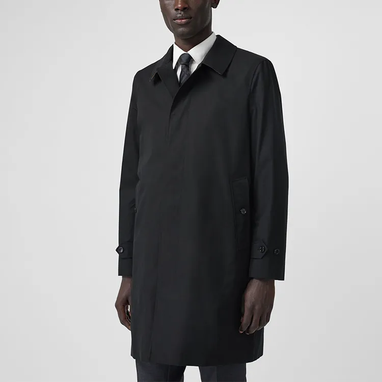 Burberry Trench Coat Men's Black-2