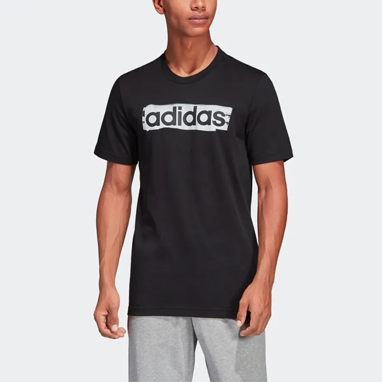 Adidas Set-in Sleeve T-Shirt Men's Black-2