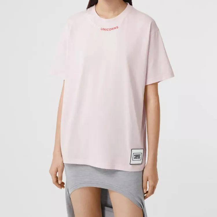 Burberry T Shirt Women's Light Pink-2