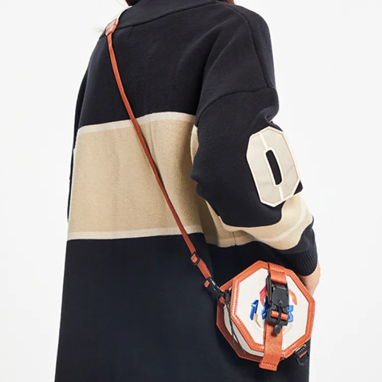 LiNing Polyester Crossbody Bag Shoulder Bag Unisex Camel-3