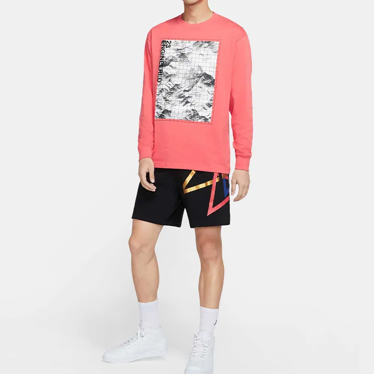 Jordan T Shirt Men's Embers Red-2