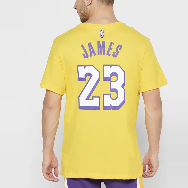 Nike Set-in Sleeve T-Shirt Men's Yellow-3