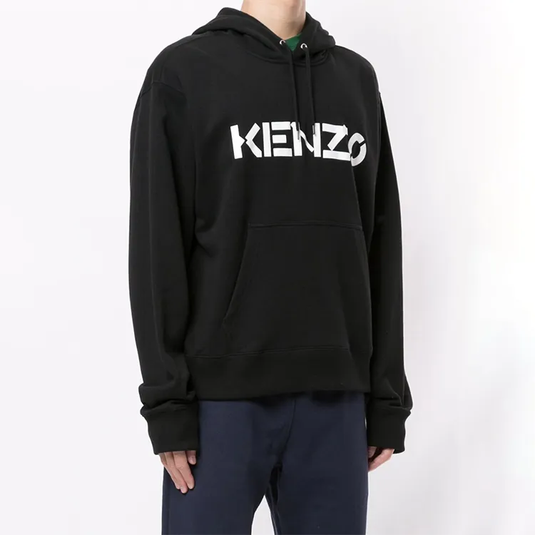 KENZO Letter Logo Sweatshirts Men Black-2