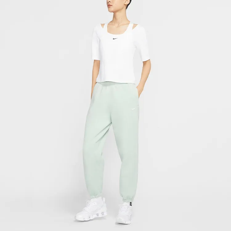 Nike Knitted Sweatpants Women's Frosty Grass Green-2