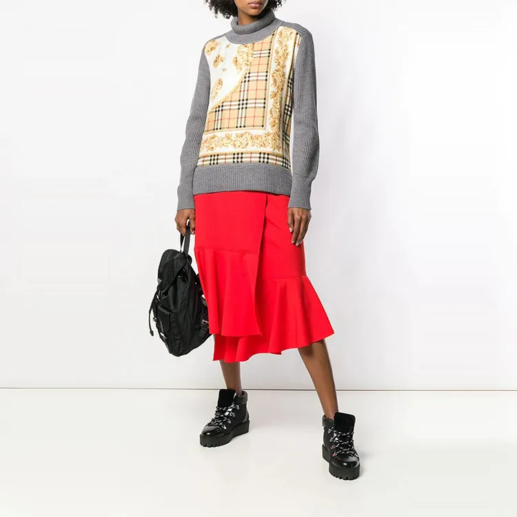 Burberry Sweaters Women's Gray-2