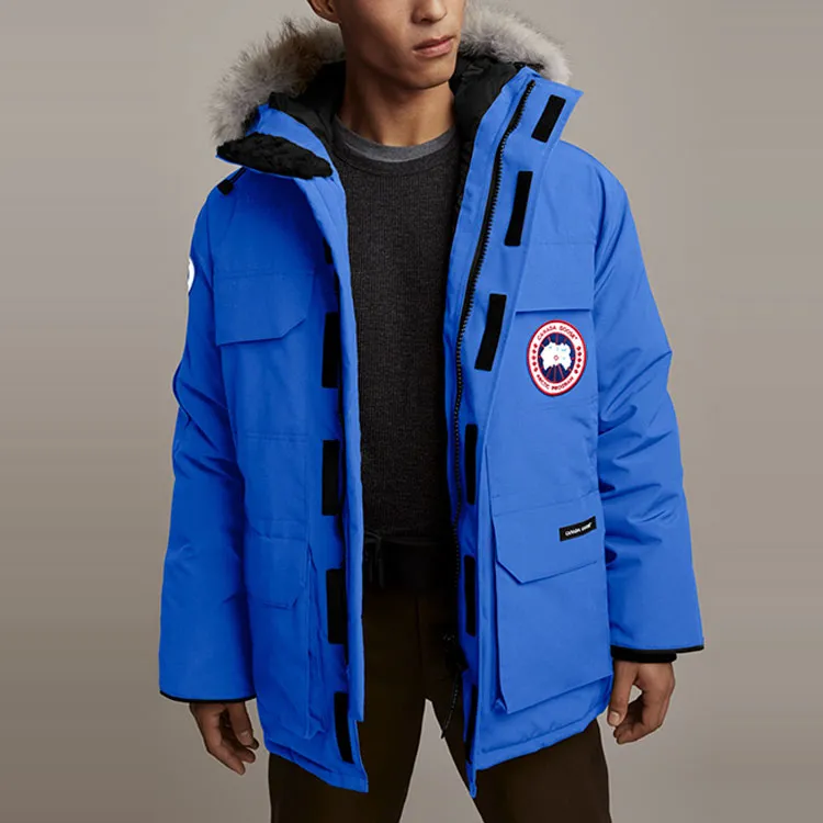 Canada Goose Expedition Series Down Jackets Men Blue-3