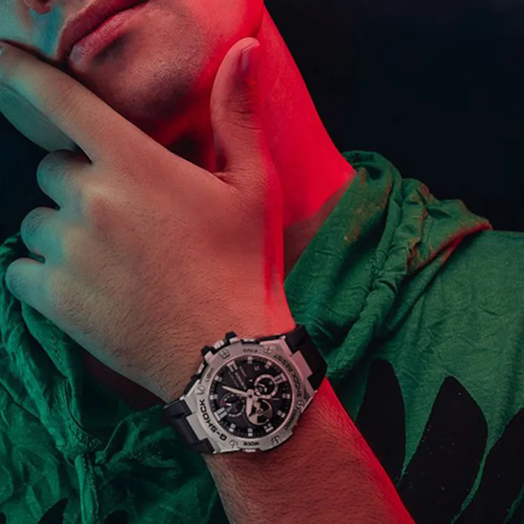 Casio G SHOCK G Steel GSTB100 1A-6
