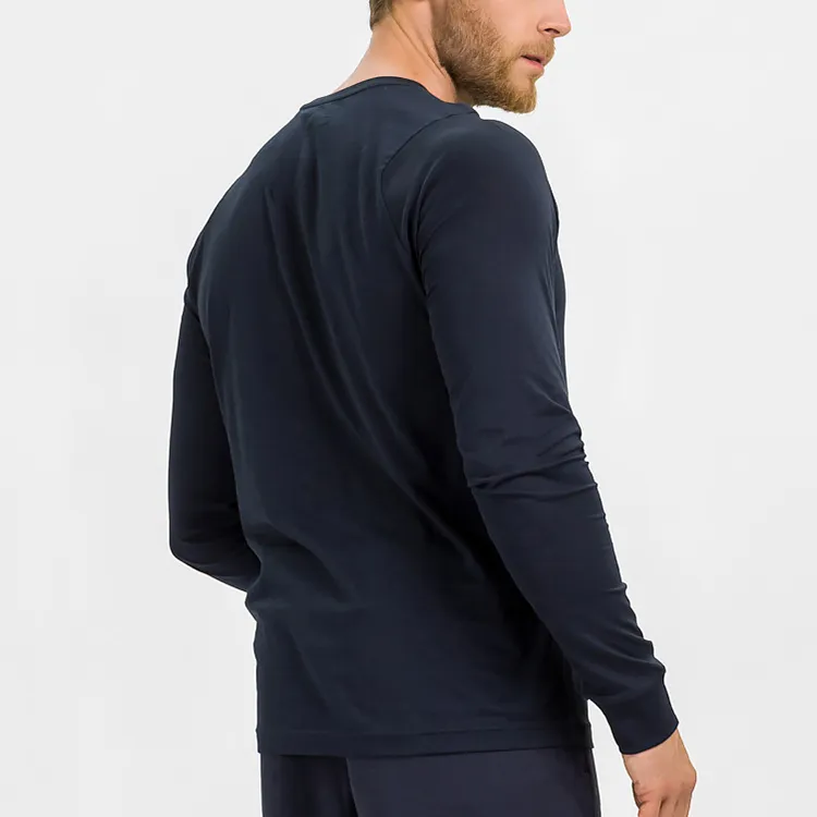 EMPORIO ARMANI T Shirts Men Night Blue-4