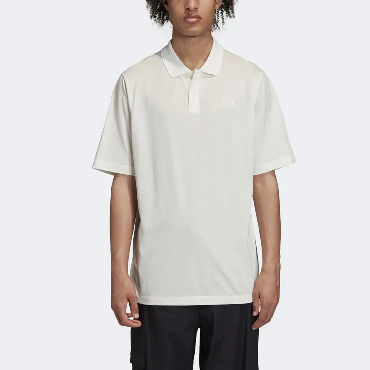 Y 3 Polo Shirts Men White-3