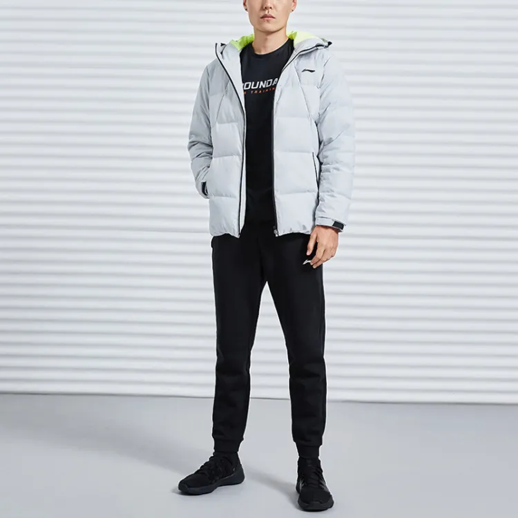 LINING Down Jackets Men Gray-4