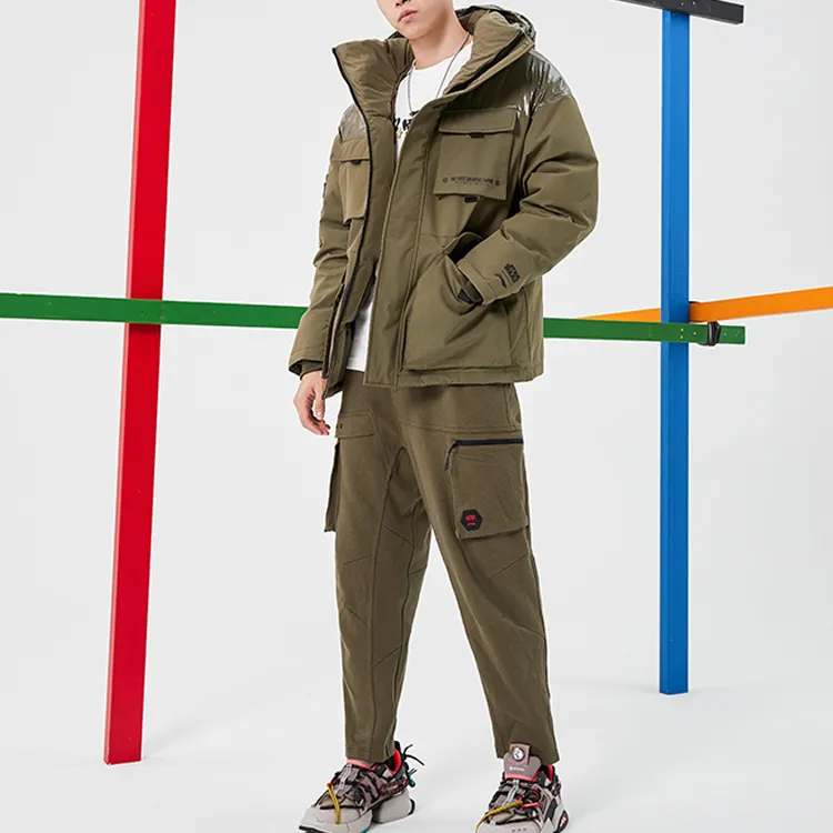 LiNing Down Jacket Men's Army Green-2