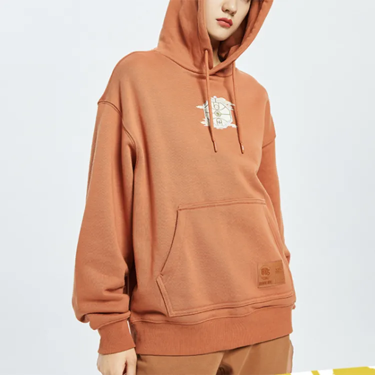 LINING Badfive Sweatshirts Unisex Amber Brown-4